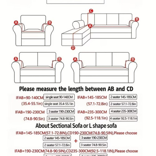 Elastic sofa covers with geometric pattern like new, separate sale