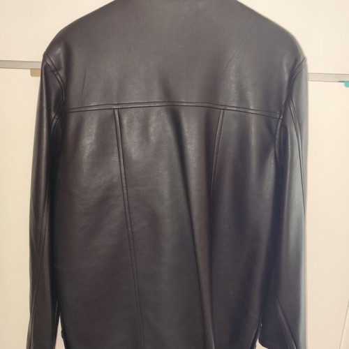 Leather jacket new, black, size L