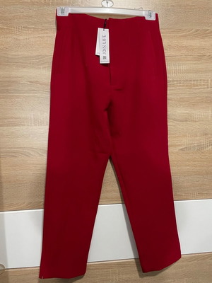Stradivarius red pants new, size L