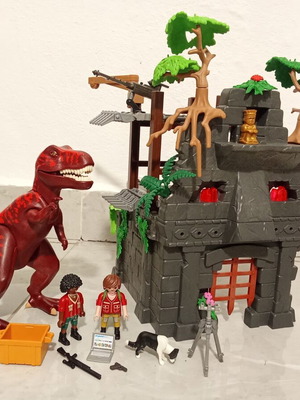 Playmobil 9429 Αρχηγείο των Explorers με T-Rex μεταχειρισμένο