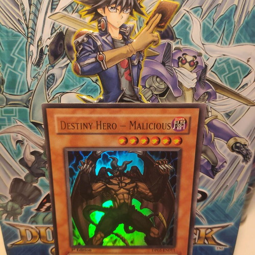 Destiny Hero - Malicious DP05-EN011 used Yu-Gi-Oh! card