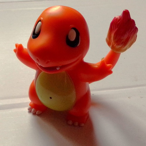 Nintendo Pokemon Charmander Talking Action Figure used, vintage 1997 Tomy