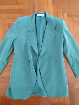 Jacques Vert vintage women's jacket turquoise like new size 40