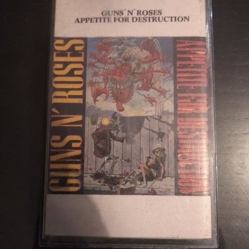 Guns N' Roses Appetite For Destruction cassette used, rock