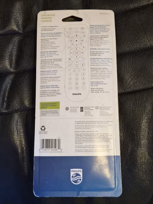 Philips Universal Remote Control for 3 Devices, New Sealed