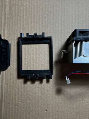 Socket 939 Processor Cooler like new with bracket and screws
