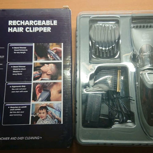 Kemei KM605 hair clipper used with blade defect