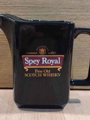 Spey Royal scotch whisky ceramic jug like new, vintage advertising