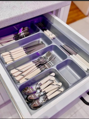 30 Piece Stainless Steel Flatware Set unused
