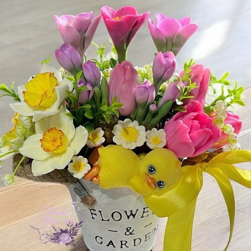 Bouquet new handmade from aromatic soaps