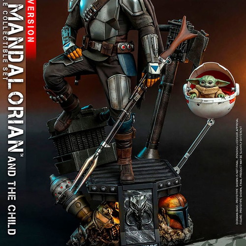 Hot Toys QS017 Mandalorian and the Child 1/4 Scale Deluxe Version