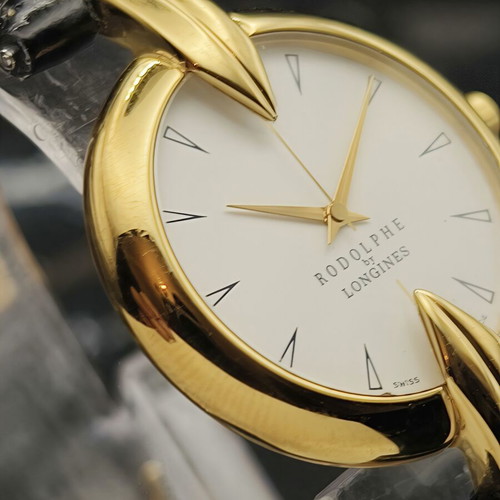 Rodolphe by Longines Swiss Quartz wristwatch, gold tone