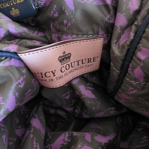 Juicy Couture shoulder bag like new, blue and purple