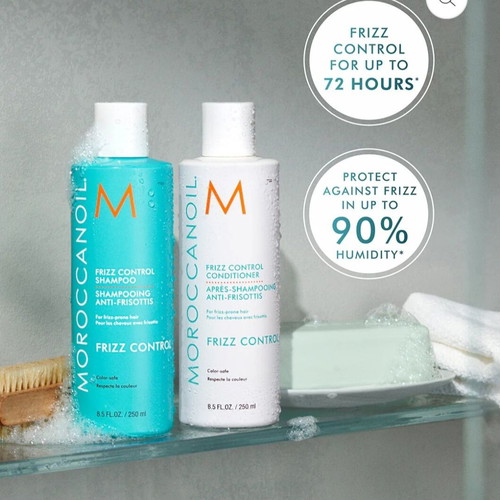 Moroccanoil Frizz Control Shampoo and Conditioner Set 250ml like new