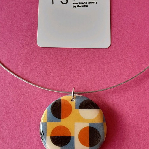 M-art S-tudio handmade necklace new, multicolored