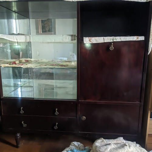 Vintage living room showcase used