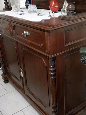 Antique sideboard used from 1950s fully restored
