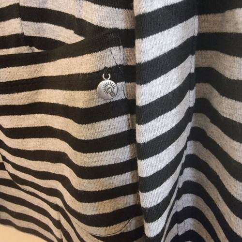 ALE women's short jacket new, black and white, size L