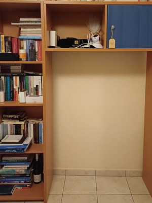 Βιβλιοθήκη με 6 ράφια, πρακτική και λειτουργική