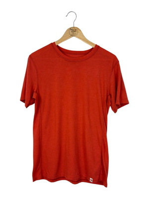 Fjällräven High Coast men's trekking t-shirt used, size M, orange