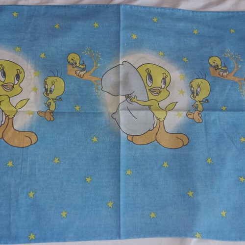 Tweety Bed Sheet Set for Single Bed used, cotton