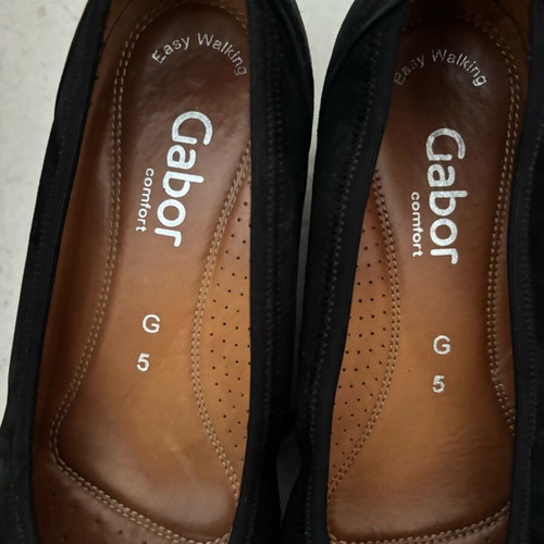 Gabor comfort ballerinas like new, black with rhinestones, size 38