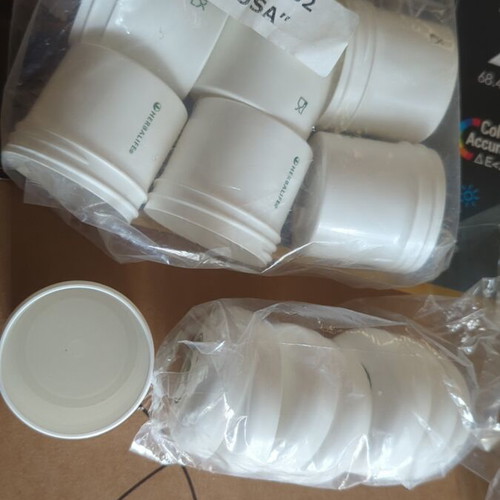 Herbalife jars with screw caps set of 7 new