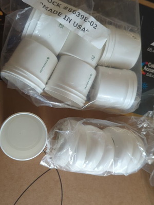 Herbalife jars with screw caps set of 7 new