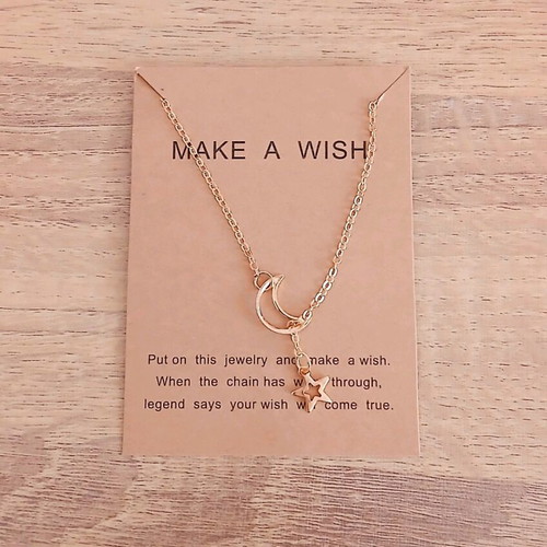 Necklace with chain in gold color new