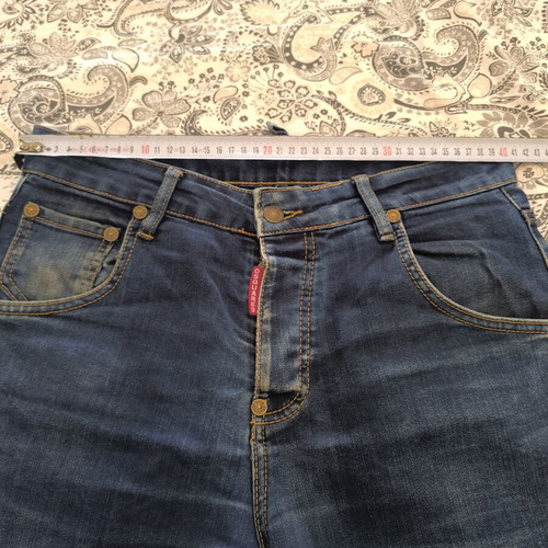 Dsquared2 men's jeans no 33 used, blue, size M