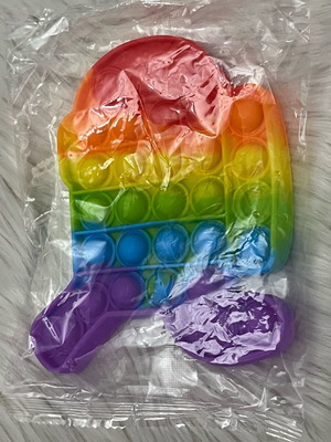 Pop It Fidget colorful humanoid like new