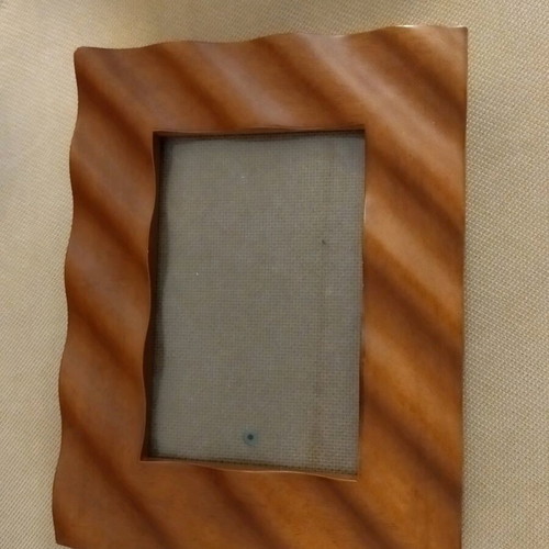 Wooden box like new with photo frame on top
