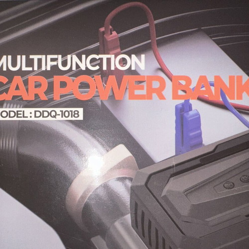 Multifunctional Car Battery Jump Starter DDQ-1018 new with air compressor