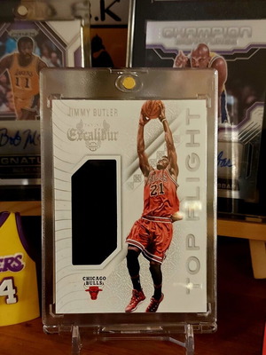 Panini Excalibur Top Flight Jersey Relic Card Jimmy Butler new
