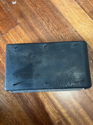 Collectible military tank track piece new, metal and rubber