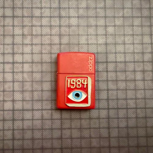 Zippo 1984 The Eye lighter hand-decorated custom