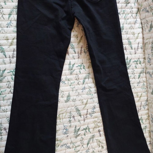 Women's pants black like new, 100% cotton, size L