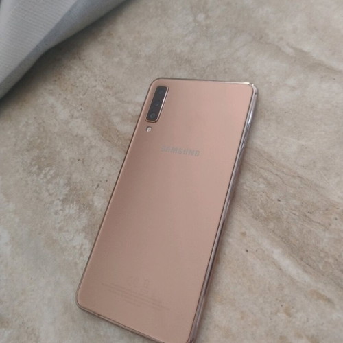 Samsung Galaxy A7 SM-A750FN/Ds used, gold, dual SIM, 64GB, 4GB RAM