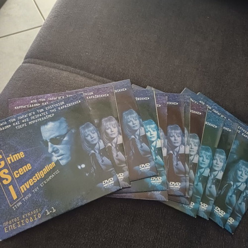 CSI Crime Scene Investigation DVD first season used, 13 discs