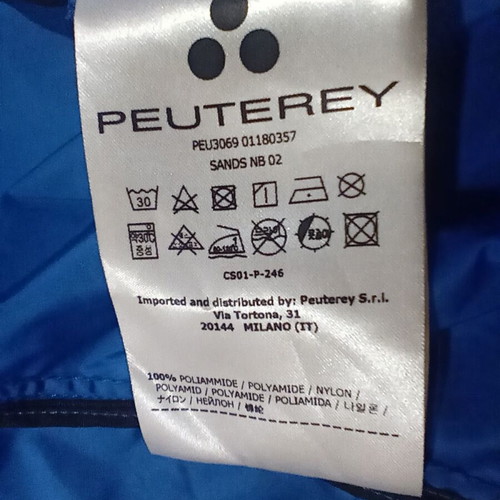Peuterey Sands NB 02 men's jacket size M blue like new