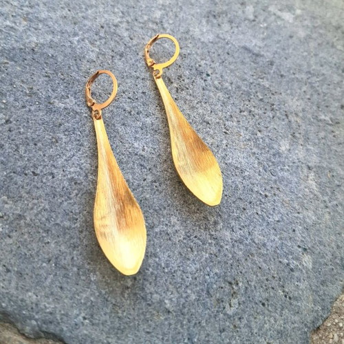Ancient Greek earrings stainless steel size 6cm, Zara