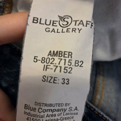 Staff jeans & Co men's jean pants like new, size 33, blue