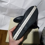 Straight black ankle boots used, size 40