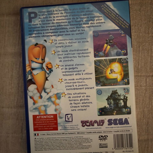 Worms 3D PlayStation 2 used complete