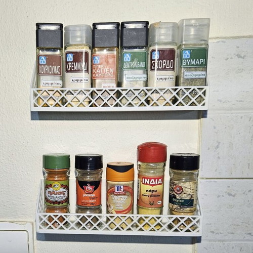 Wall-mounted spice rack new, minimal design