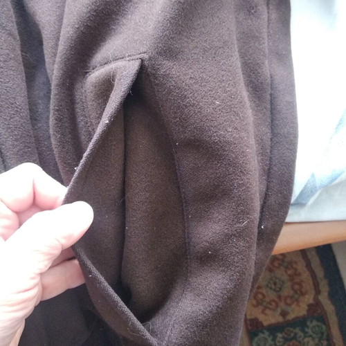 Lacoste jacket brown like new, men's suede XL/XXL