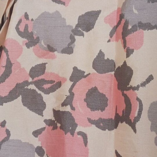 Asos high-waisted skirt like new, beige floral pattern, size M