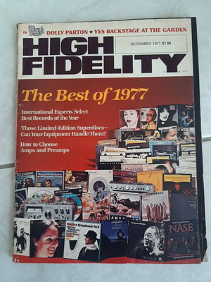 Περιοδικό High Fidelity μεταχειρισμένο, Δεκέμβριος 1977, συνέντευξη Dolly Parton