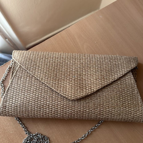 Straw Shoulder Bag Achilleas Accessories new, beige