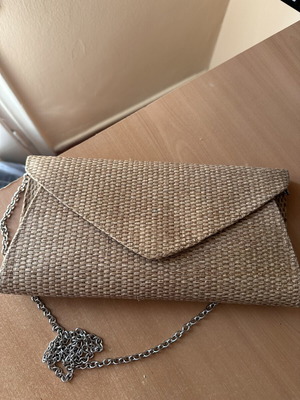 Straw Shoulder Bag Achilleas Accessories new, beige